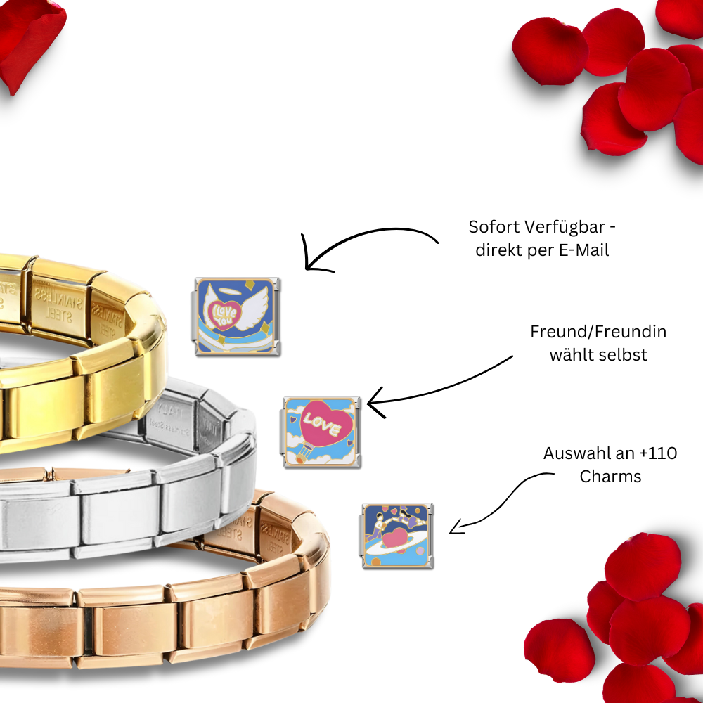 Valentinstag-Geschenkgutschein mit Vordruck